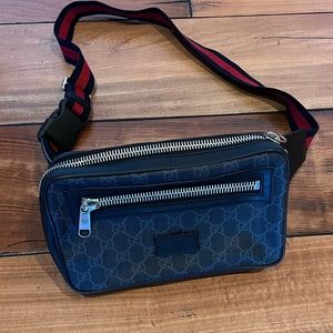 COPY - Gucci GG black/grey belt bag